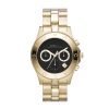 Marc by Marc Jacobs Blade Black Dial gold plated stainless steel Tone Ladies Watch MBM3309