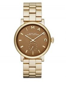Marc by Marc Jacobs MBM8631 Womans gold plated stainless steelstainless steelstainless steel Watch with Dirty Martini Dial