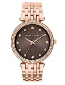 Michael Kors rose gold plated stainless steel Crystal Ladies Watch MK3217 $239.95 - designerswatch.Com