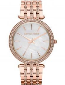 Michael Kors mk3220 Darci rose gold plated stainless steel Crystalstainless steel Analog Women's Watch