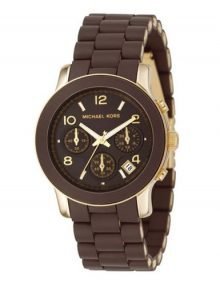 Michael Kors Quartz Brown Dial with gold plated stainless steel Tone Bracelet Women's Watch MK5238