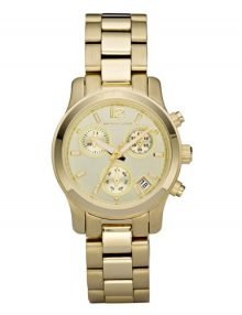 Michael Kors MK5384 Glodstainless steelstainless steel Bracelet Case Chronograph Ladies Watch