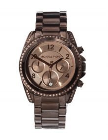 Michael Kors MK5493 Womens Blair Bronze Tonestainless steelstainless steel Watch with Crystal