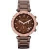 Michael Kors Parker Chronograph rose gold plated stainless steel Tone Ladies Brown Watch MK5578