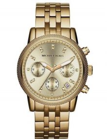 Michael Kors Fixed gold plated stainless steel-tone Women's Watch MK5676 $279.95 - designerswatch.Com