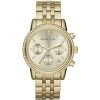 NEW Michael Kors MK5698 Womens gold plated stainless steel Ritz Watch