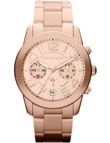 Michael Kors MK5727 Mercer rose gold plated stainless steel Chronograph Watch $179.95 - designerswatch.Com