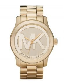Michael Kors MK Logo gold plated stainless steel Ton Lady Watch MK5786 $179.95 - designerswatch.Com