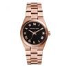 Michael Kors MK5937 Women's rose gold plated stainless steel Black Quartz Watch