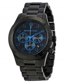 Michael Kors Mk6080 Layton Chronograph Black Platedstainless steel Watch