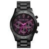 Michael Kors Mk6082 Layton Pink & Black Dial Chronograph Ladies Watch