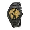 Michael Kors MK6091 Layton Black Ion Plated with gold plated stainless steel Finish Chronograph Ladies Watch