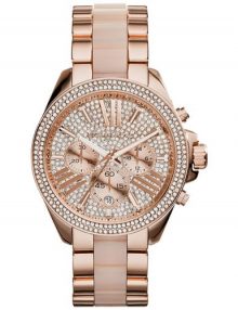 Michael Kors MK6096 Wren Women's Rose Gold Tone Stainless Steel Dress Watch