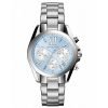 Michael Kors MK6098 Ladies Bradshaw Blue Dial Silverstainless steelstainless steel Bracelet Chronograph Watch