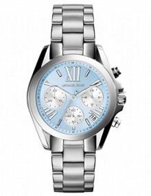 Michael Kors MK6098 Ladies Bradshaw Blue Dial Silverstainless steelstainless steel Bracelet Chronograph Watch