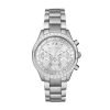 Michael Kors MK6186 Ladies Brinkley Silver Dialstainless steelstainless steel Band Chronograph Watch