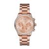 Michael Kors MK6204 Womens Brinkley rose gold plated stainless steelstainless steelstainless steel Band & Dial Chronograph Watch