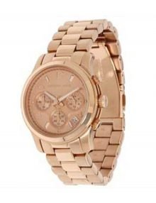 Michael Kors MK8207 Layton rose gold plated stainless steel Tone Unisex Large Chronograph Watch
