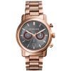 Michael Kors Pennant Chronograph Grey Dial rose gold plated stainless steel Ion-plated Mens Watch MK8370