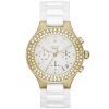 DKNY NY2224 Chambers Ladies Multi-Function White Watch with Gold Stainless Case