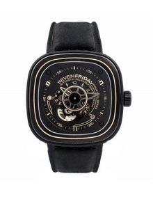 Sevenfriday P2-02 Black Automatic Japanese Movement Wrist Watch