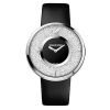 Swarovski Sparkling Dial Crystalline Womens Black Calfskin Band Watch1135988