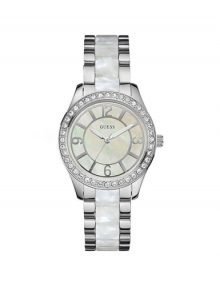Guess W0074L1 Goddess Mother of Pearl Dial Ladies Watch
