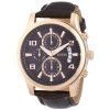 Guess W0076G4 Mensstainless steelstainless steel Chronograph Watch with Brown Leather Strap