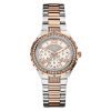 Guess W0111L4 "Sparkling Hi-Energy" Silver & Rose Gold Stainless Womens Watch