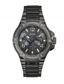 Guess W0218g1 Gentss Blackstainless steelstainless steel Watch