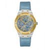 Guess W0289L2 Jet Setter Ladies Day & Date Stone Set Watch