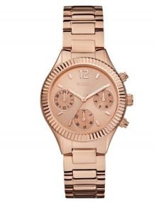 Guess W0323L3 Trendy Rose Gold Stainless Chronograph Females Watch