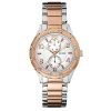 Guess Ladies Siren W0442L4 Bicolor Rose Multifunction Ladies Watch With Crystals