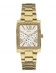 Guess W0446L2 Haven Stone gold plated stainless steel Ladies Retangular Watch
