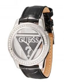 Guess 25th Anniversary Black "Floating" GUESS Triangle Watch W10216L2