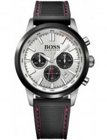 Hogo Boss 1513185 Men's Racing Chronograph Silicone Strap Watch