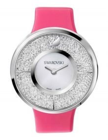 Swarovksi Crystalline 5095938 Red Band Ladies Stainles Steel Watch