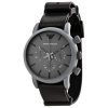 Emporio Armani AR1784 Gents Black Stainless Steel Chronograph Watch