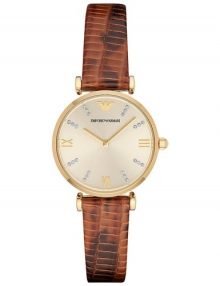 Emporio Armani AR1883 Armani Ladies Gold Plated Analog Watch