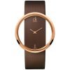 Calvin Klein Glam K9423303 Women Brown Dial Leather Strap Quartz Watch