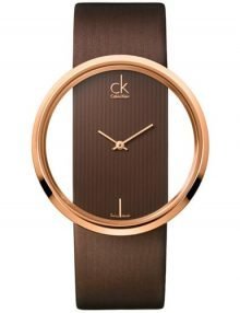 Calvin Klein Glam K9423303 Women Brown Dial Leather Strap Quartz Watch