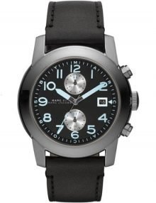 Marc by Marc Jacobs Larry MBM5054 Gents Black Ion Plated Stainless Steel Chronograph Watch