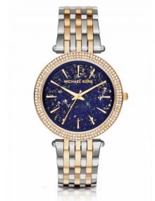 Michael Kors MK3401 Darci Women's Blue and Two Tone Stainless Steel Watch