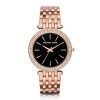 Michael Kors MK3402 Darci Women's Black Dial Rose Gold Stainless-Steel Quartz Watch