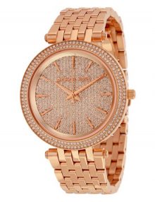 Michael Kors MK3439 Darci Women's Crystal Pave Rose Gold-Tone Stainless Steel Watch