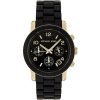 Michael Kors Catwalk Black Womens' Mk5191 Silicone Chronograph Watch-0