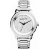 Michael Kors MK5996 Kinley Women's Silver Dial Crystal Pave Stainless Steel Bracelet Watch