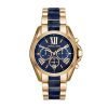 Michael Kors MK6268 Bradshaw Men's Blue Dial Chronograph Stainless Steel Watch