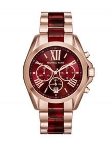 Michael Kors MK6269 Bradshaw Unisex Red Dial Chronograph Watch
