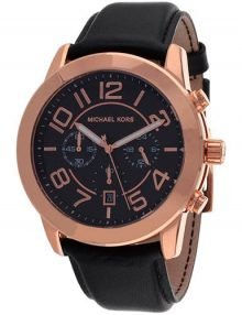 Michael Kors MK8289 Mercer Men's Black Stainless-Steel Quartz Watch